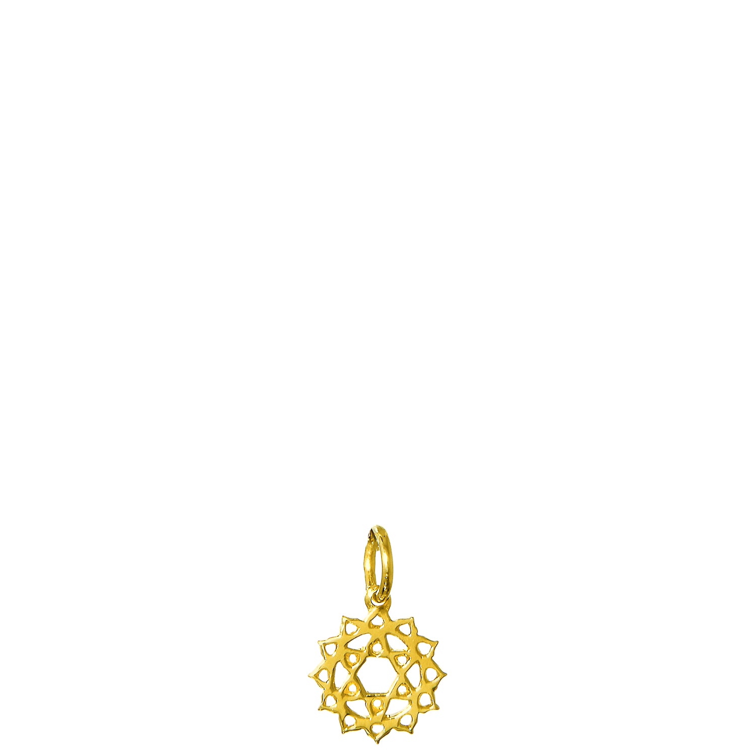 Gold-plated heart chakra pendant mini by ETERNAL BLISS - spiritual jewellery