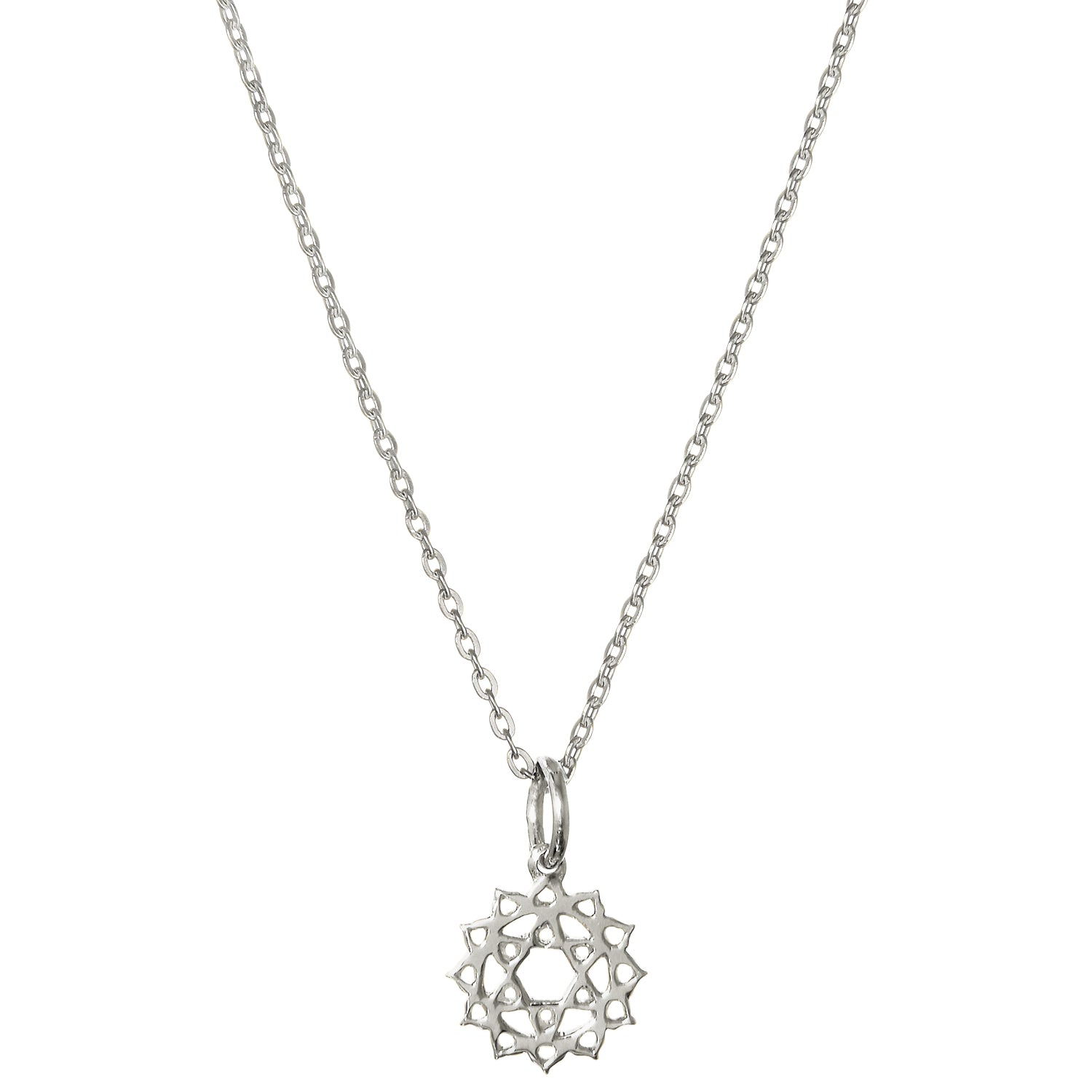 Herz Chakra Anhänger mini Silber von ETERNAL BLISS - Spiritueller Schmuck