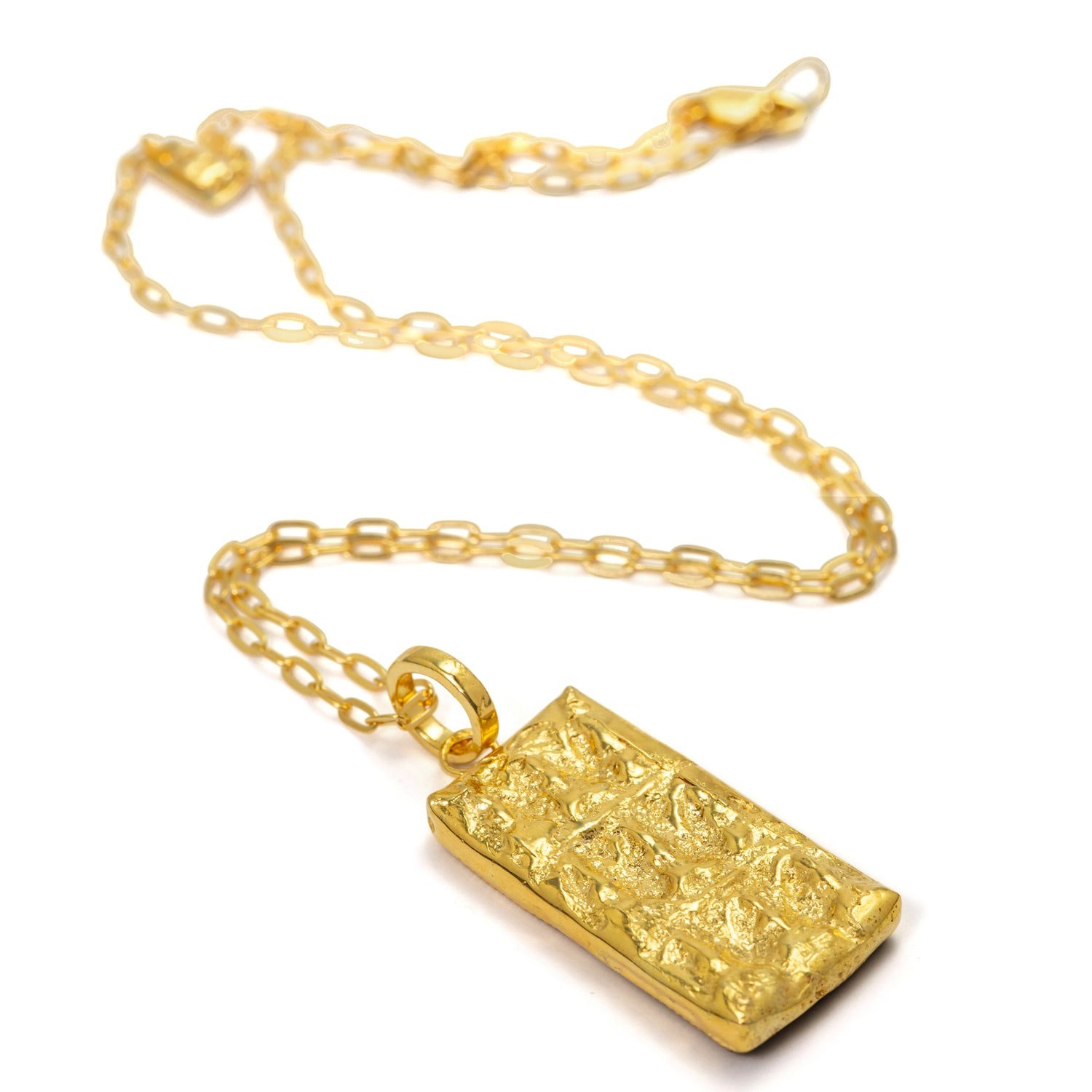 Buddha Ornament Schmuck vergoldet mit hochwertig  gearbeiteter Rückseite