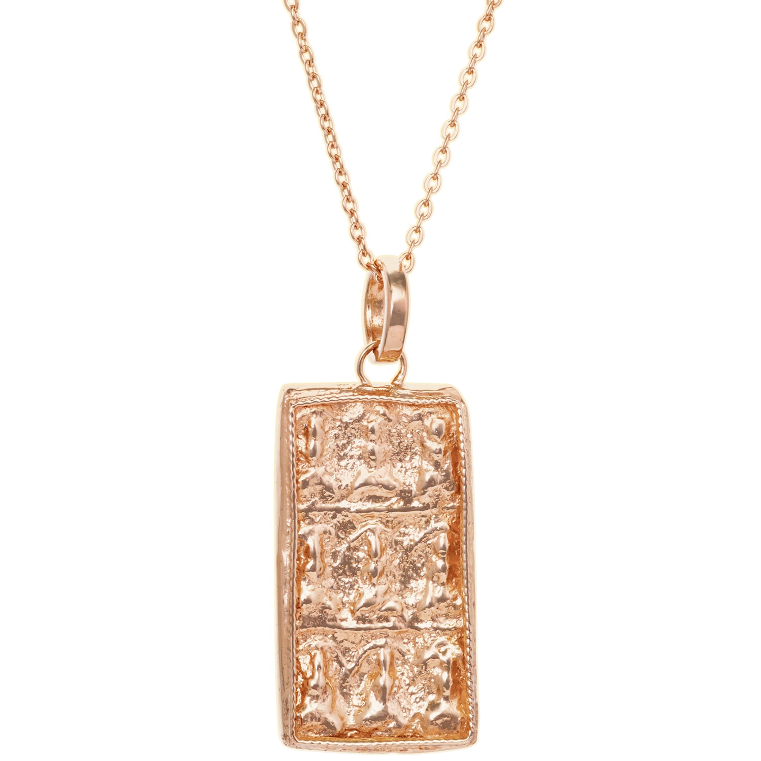 Buddha Ornament Anhänger rosévergoldet von ETERNAL BLISS - Spiritueller Schmuck