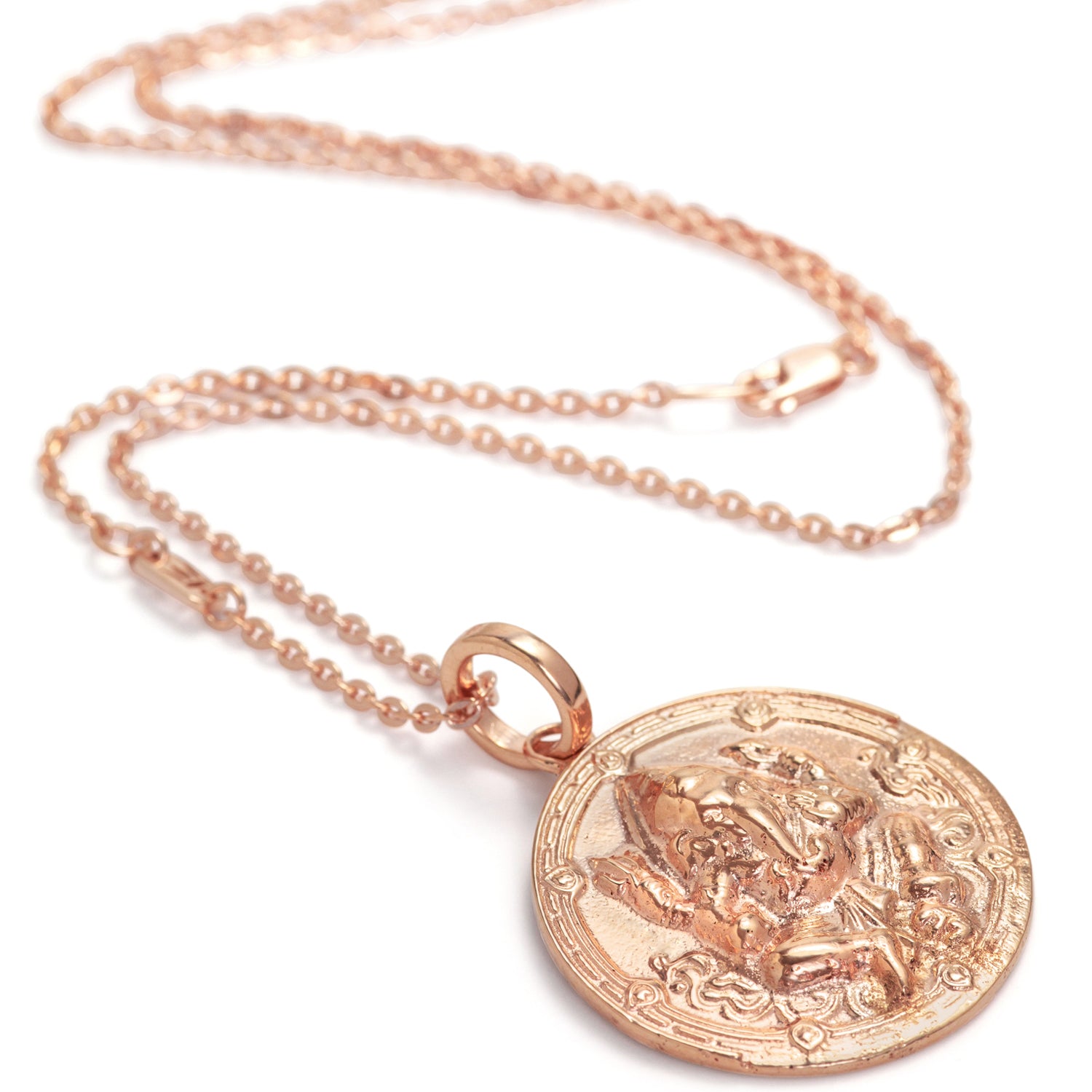 Rosegold-plated Ganesha Pendant  by ETERNAL BLISS - Spiritual Jewellery