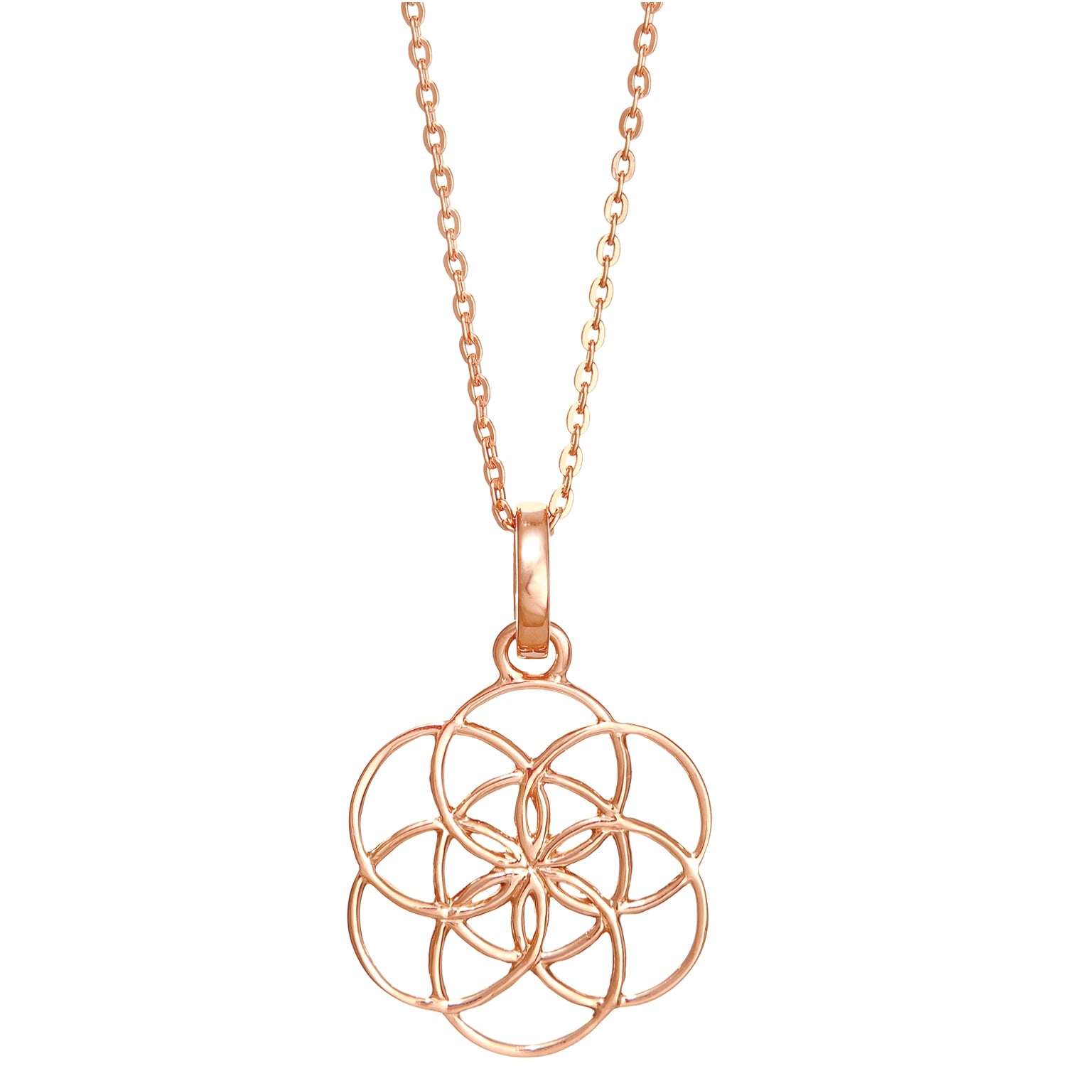 Samen des Lebens Anhänger rosévergoldet von ETERNAL BLISS - Spiritueller Schmuck