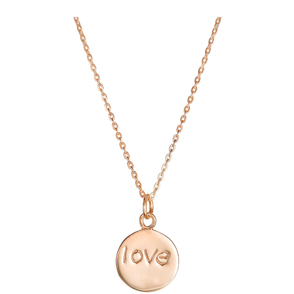 Love Anhänger vergoldet  Kette von ETERNAL BLISS - Spiritueller Schmuck