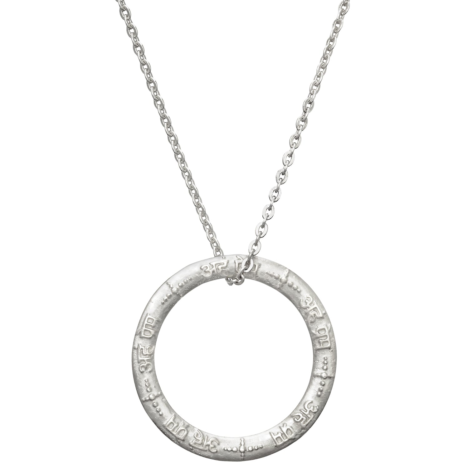 Aham-Prema-Mantra-Anhänger aus Sterling Silber von ETERNAL BLISS - Spiritueller Schmuck