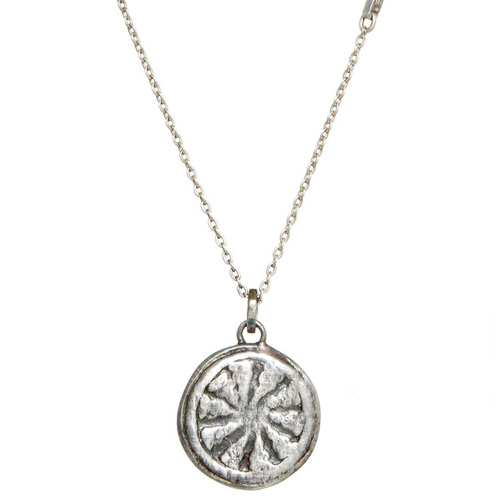 Dharma Rad Anhänger Silber von ETERNAL BLISS - Spiritueller Schmuck