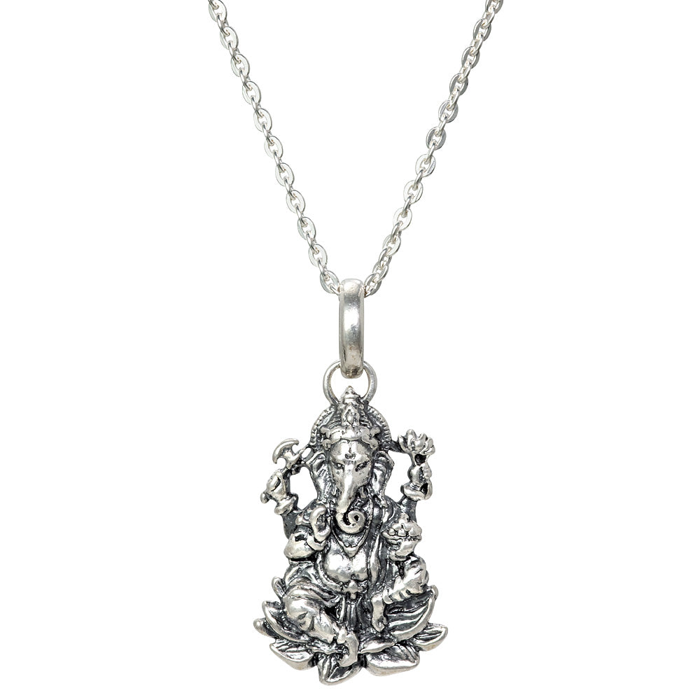 Tanzender Ganesha Anhänger Silber von ETERNAL BLISS - Spiritueller Schmuck