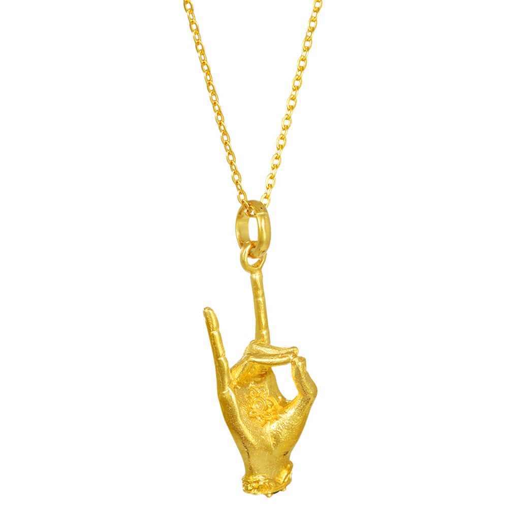 Apana Mudra Schmuck vergoldet - Ausgeglichenheit