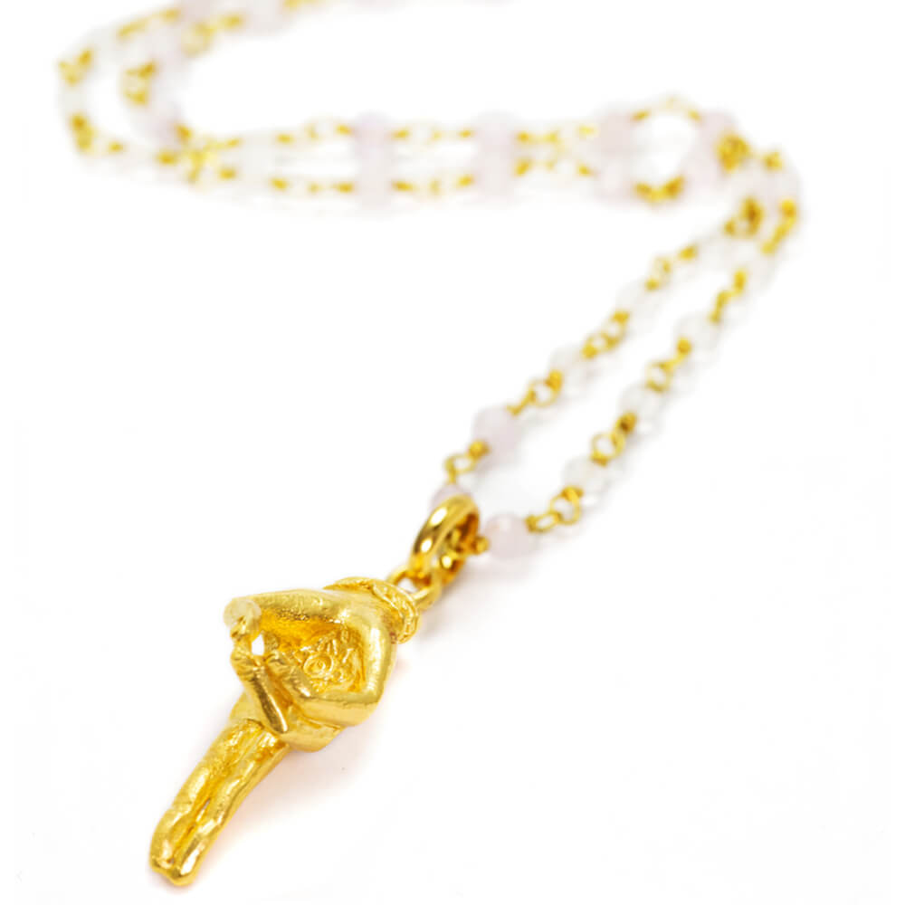 Prana Mudra pendant gold-plated