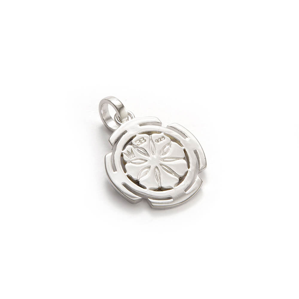 Kali Yantra pendant mini silver