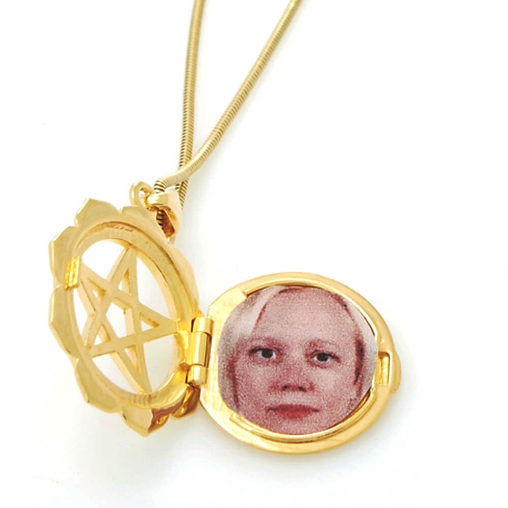 Schutzpentagramm Schmuck vergoldet