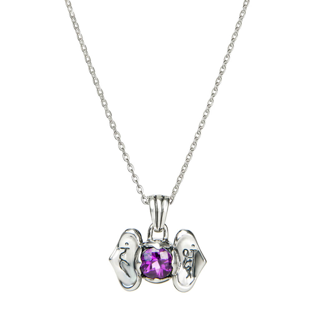 Stirn Chakra Anhänger Silber mit Amethyst von ETERNAL BLISS - Spriritueller Schmuck