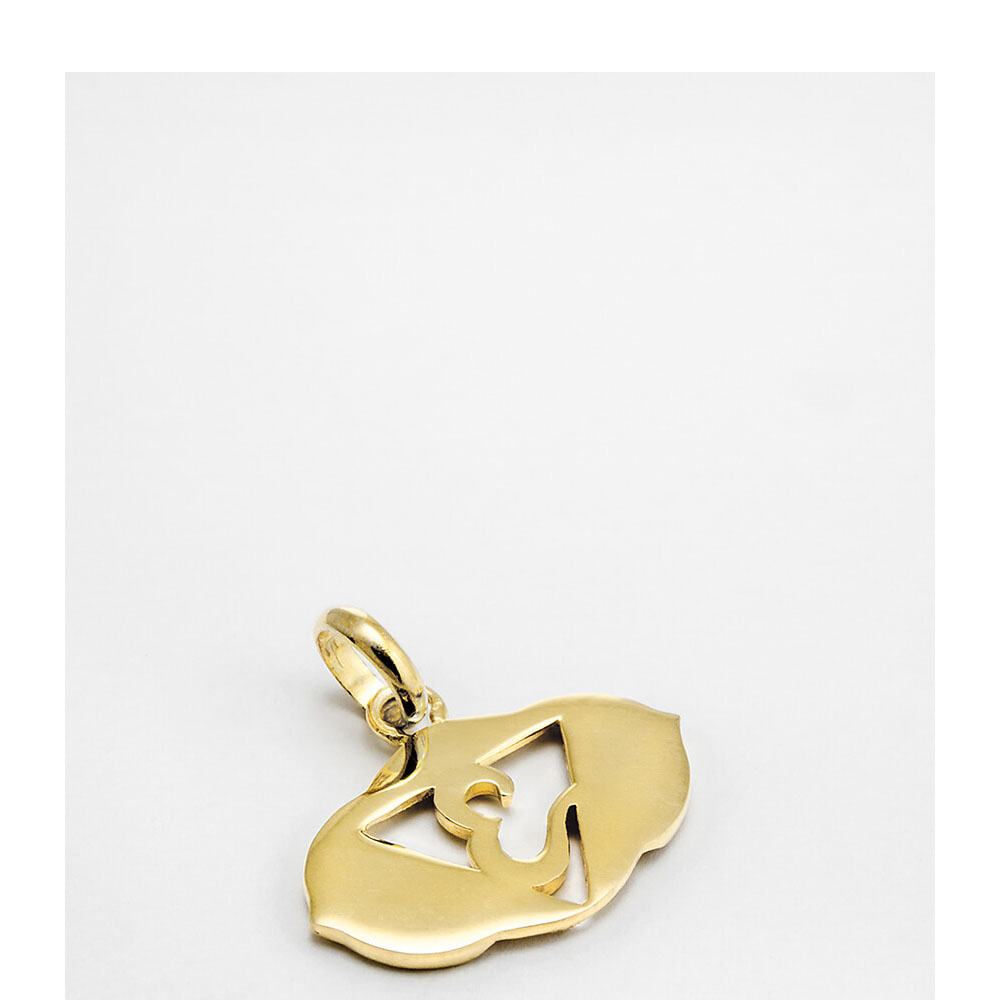 Ajna chakra pendant gold-plated