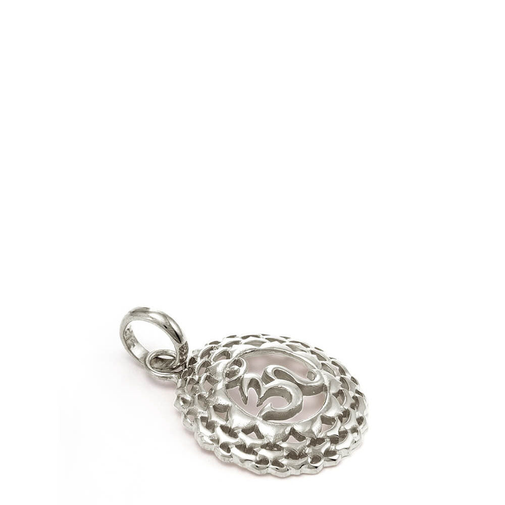 Sahasrara Chakra Schmuck mit Mantra Silber