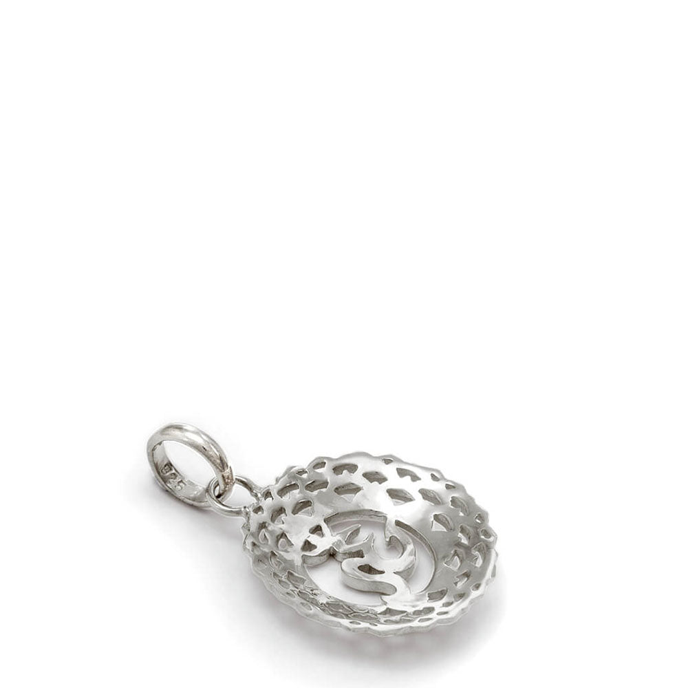 Sahasrara chakra pendant silver