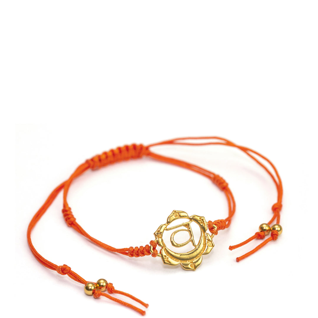 Svadhisthana Chakra Armband vergoldet von ETERNAL BLISS - Spiritueller Schmuck