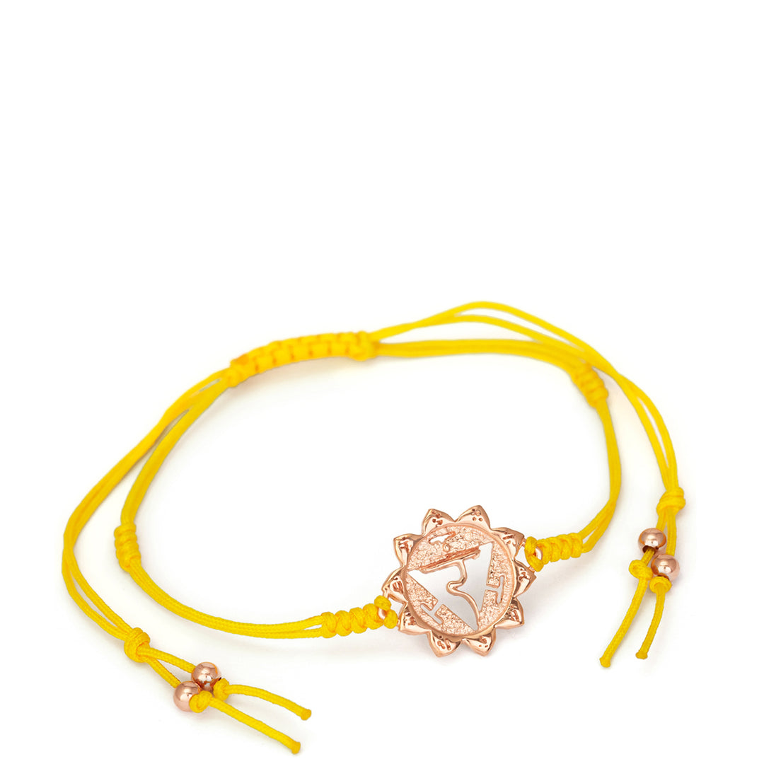 Manipura Chakra Armband rosévergoldet von ETERNAL BLISS - Spiritueller Schmuck