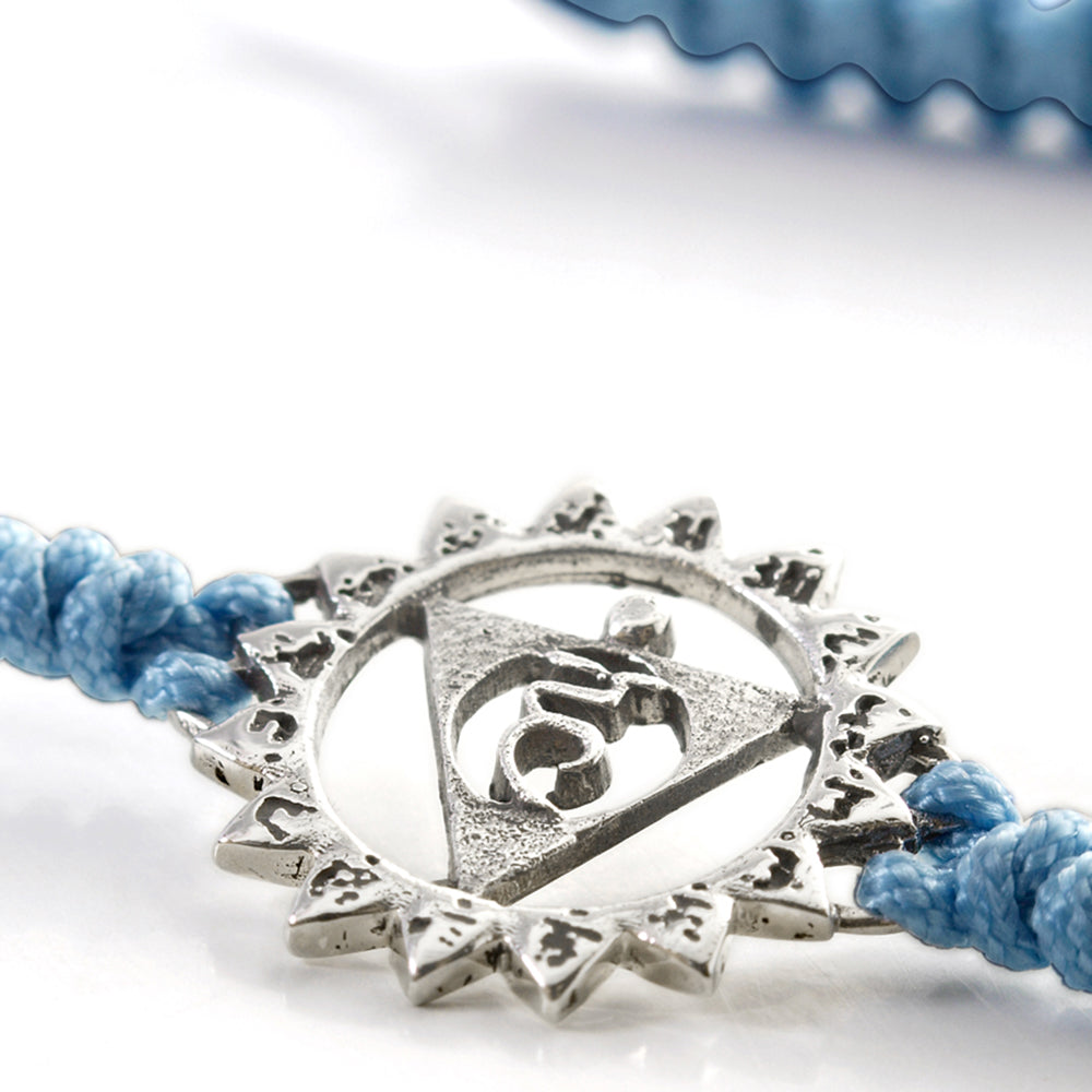 Vishuddha Chakra bracelet silver by ETERNAL BLISS - Spiritual Jewellery