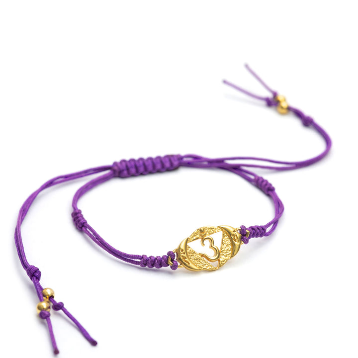 Ajna Chakra Armband vergoldet von ETERNAL BLISS - Spiritueller Schmuck