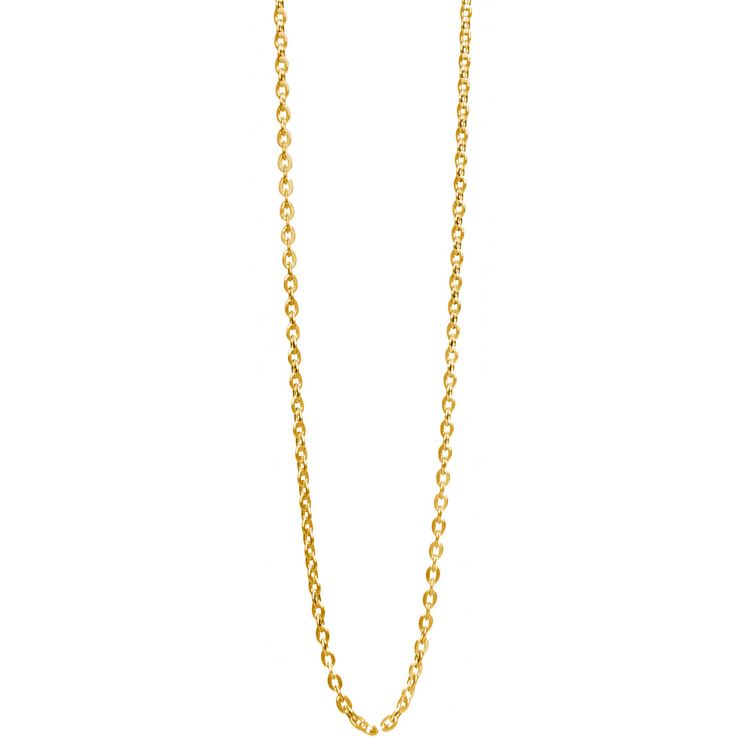 Feine Ankerketten in in 2,0mm Stärke aus hochwertig vergoldetem Sterling Silber. Schmuckketten in verschiedenen Längen von ETERNAL BLISS