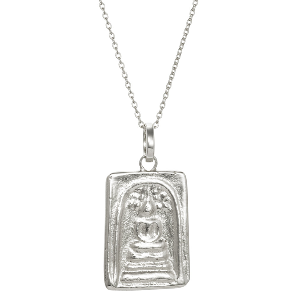 Anhänger Meditierender Buddha Silber