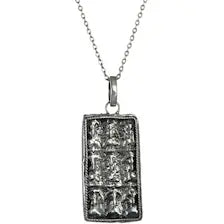 Buddha ornament pendant antique silver