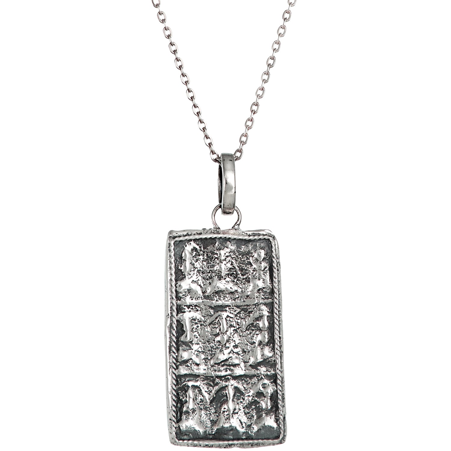 Buddha Ornament Anhänger in Sterling Silber mit geschwärzten Partien von ETERNAL BLISS - Spiritueller Schmuck