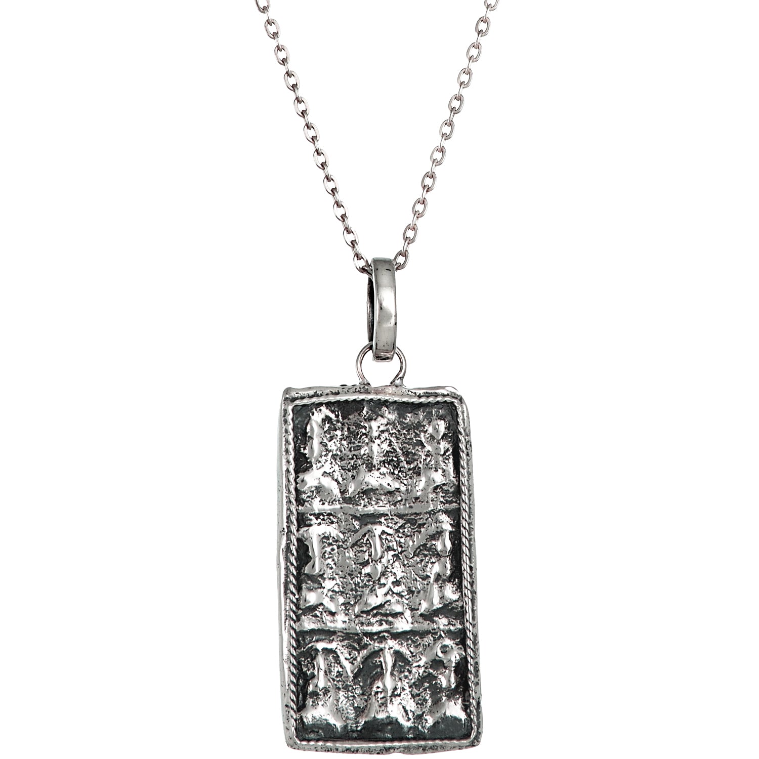 Buddha Ornament Anhänger in Sterling Silber mit geschwärzten Partien von ETERNAL BLISS - Spiritueller Schmuck