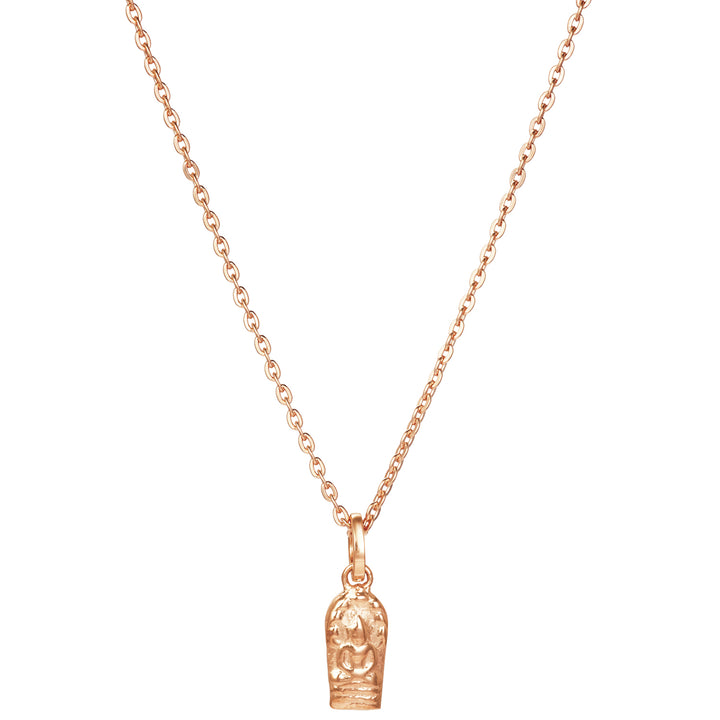 Buddha Anhänger mini rosévergoldet von ETERNAL BLISS - Spiritueller Schmuck