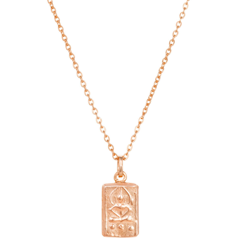 Magischer Buddha Anhänger mini vergoldet von ETERNAL BLISS - Spiritueller Schmuck