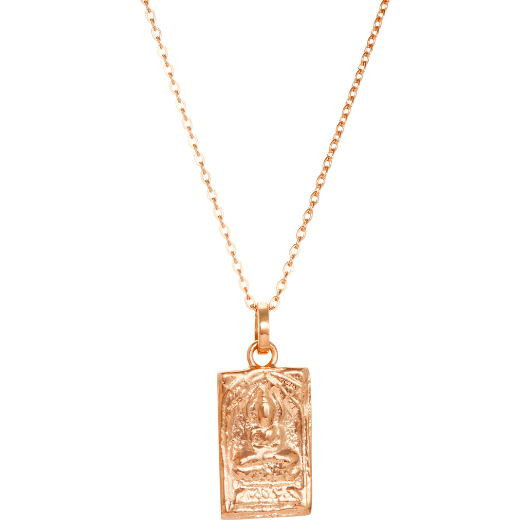 Magischer Buddha Anhänger rosévergoldet von ETERNAL BLISS - Spiritueller Schmuck