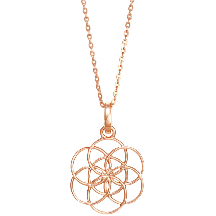Samen des Lebens Anhänger rosévergoldet von ETERNAL BLISS - Spiritueller Schmuck