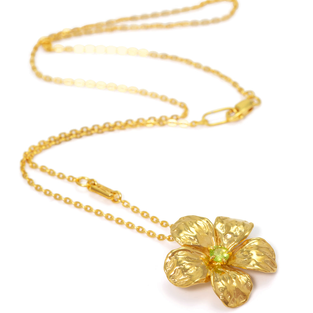 Gold-plated pendant Pale Sundew by ETERNAL BLISS - spiritual jewellery