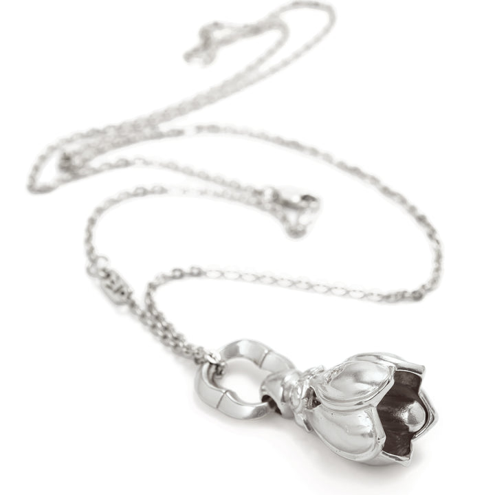 Lotus bell pendant silver by ETERNAL BLISS - Spiritual Jewellery