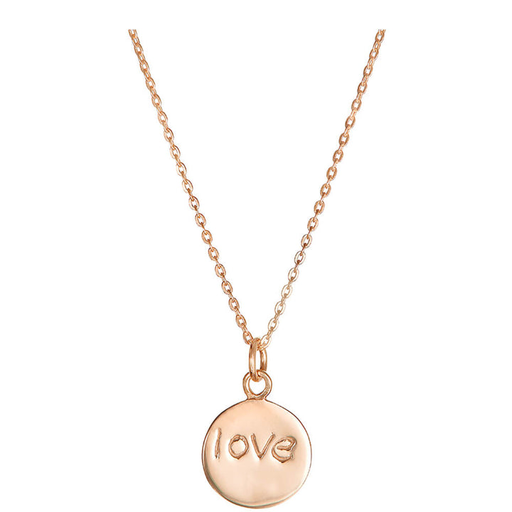 Love Anhänger vergoldet  Kette von ETERNAL BLISS - Spiritueller Schmuck