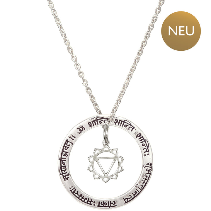 Kette „Persönliches Schutzmantra“ Silber