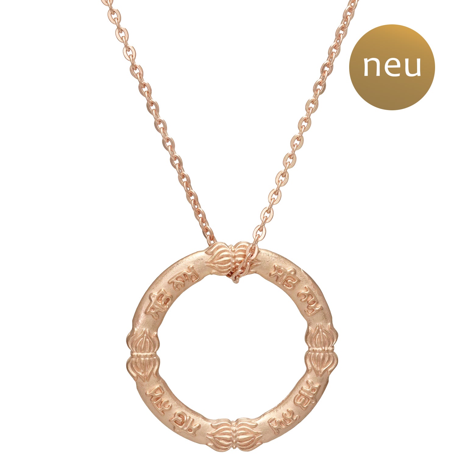 Neu: Sat-Nam Mantra Anhänger in Rosévergoldet