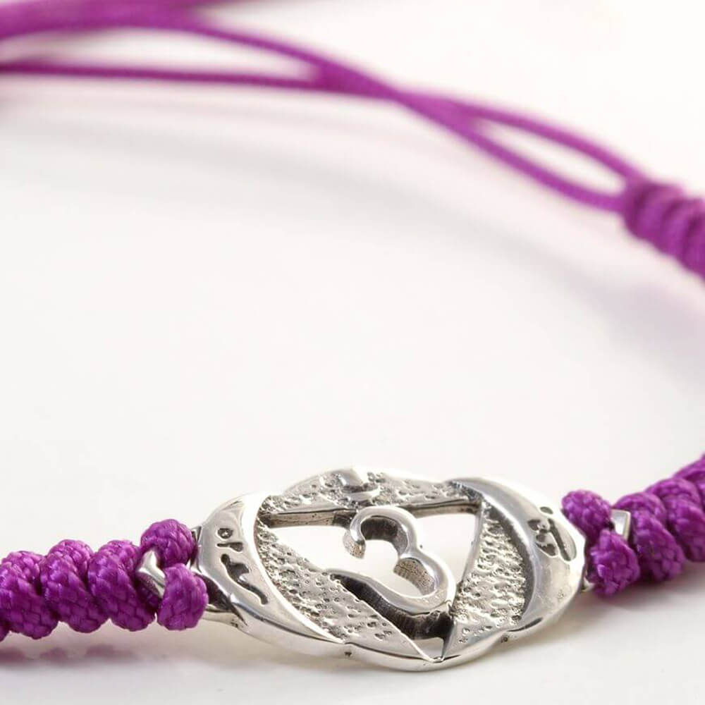 Ajna Chakra bracelet silver by ETERNAL BLISS - Spiritual Jewellery