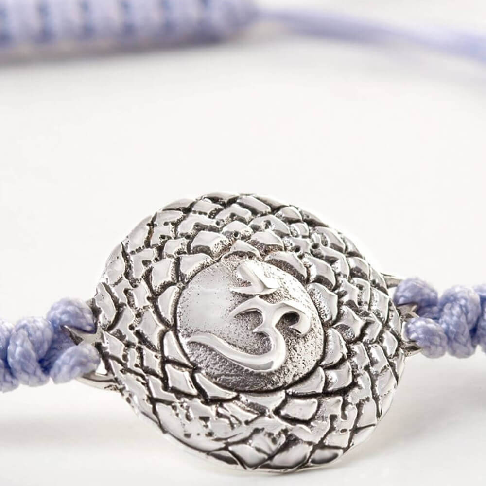 Sahasrara Chakra bracelet silver by ETERNAL BLISS - Spiritual Jewellery