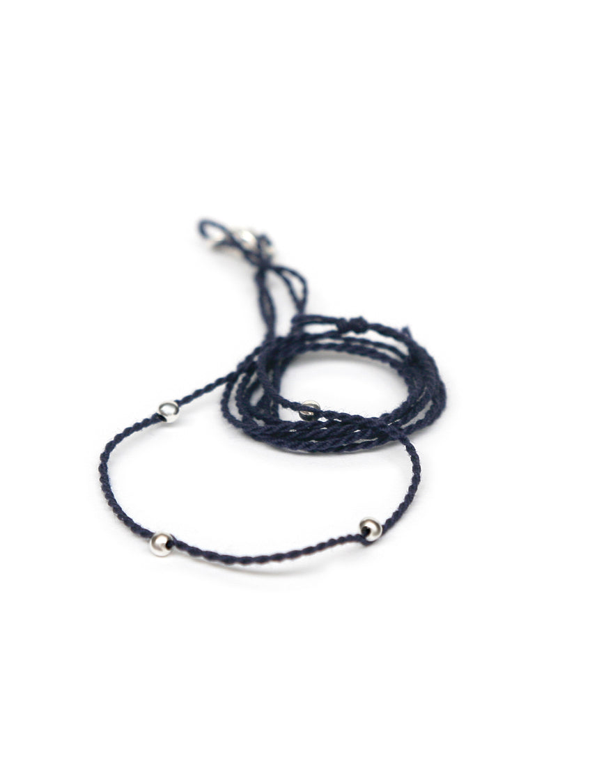 Halskordel nachtblau