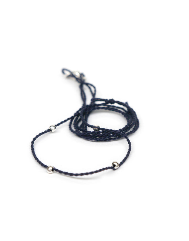 Halskordel nachtblau