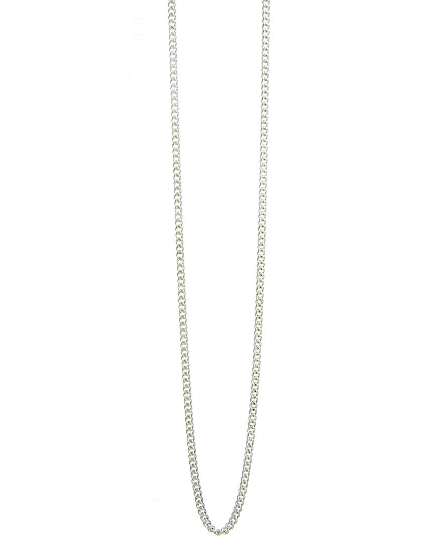 Halskette Curb aus Sterling Silber in 1,8mm Stärke von Eternal Bliss