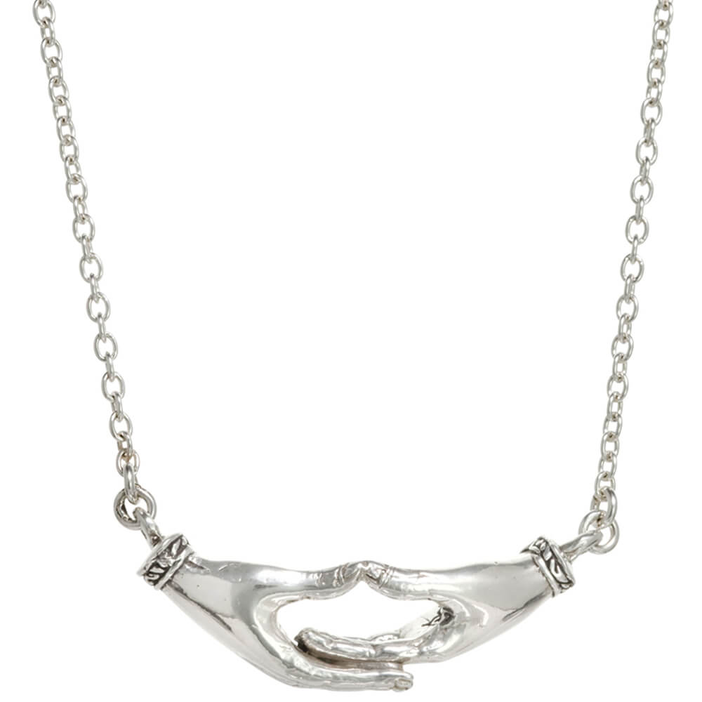 Dhyana Mudra Kette Silber - Meditation  mit Kette von ETERNAL BLISS - Spiritueller Schmuck