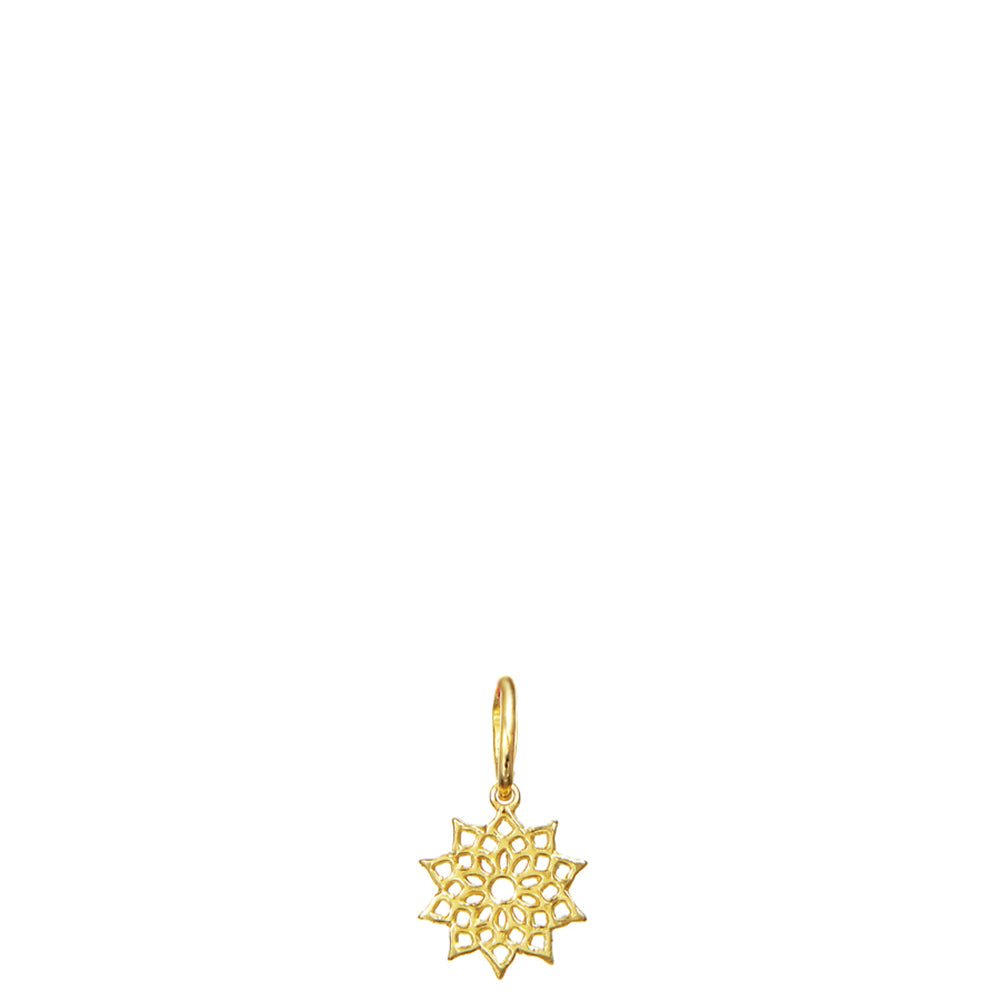 Gold-plated Crown chakra pendant mini by ETERNAL BLISS - spiritual jewellery 