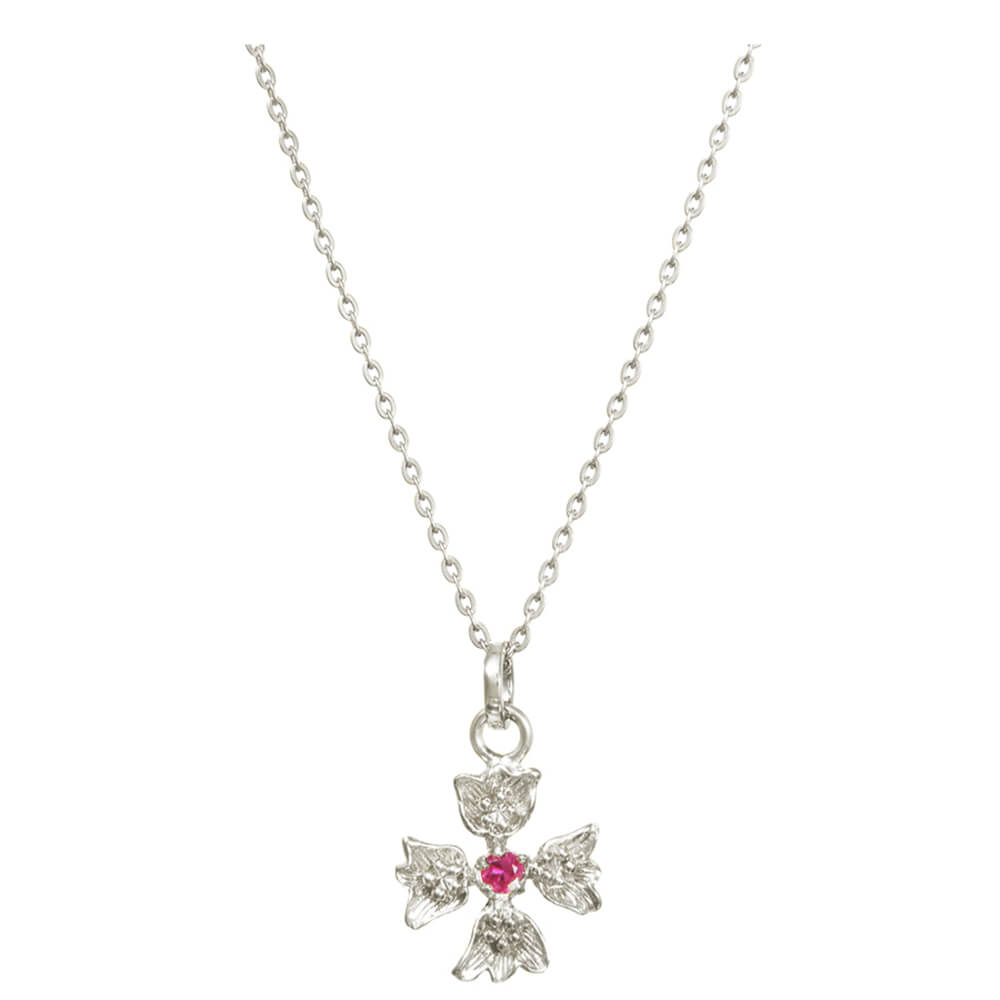 Southern Cross Anhänger mit Rubin Silber mit Kette von ETERNAL BLISS - Spiritueller Schmuck