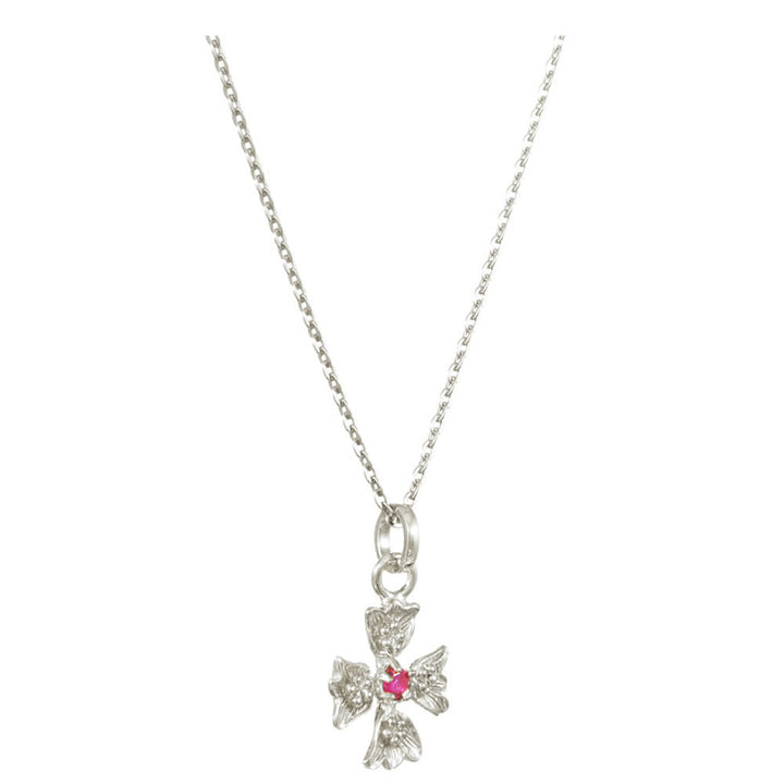 Southern Cross silver pendant with ruby by ETERNAL BLISS - spiritual jewellery