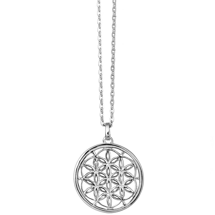 Blume des Lebens Anhänger mini Silber