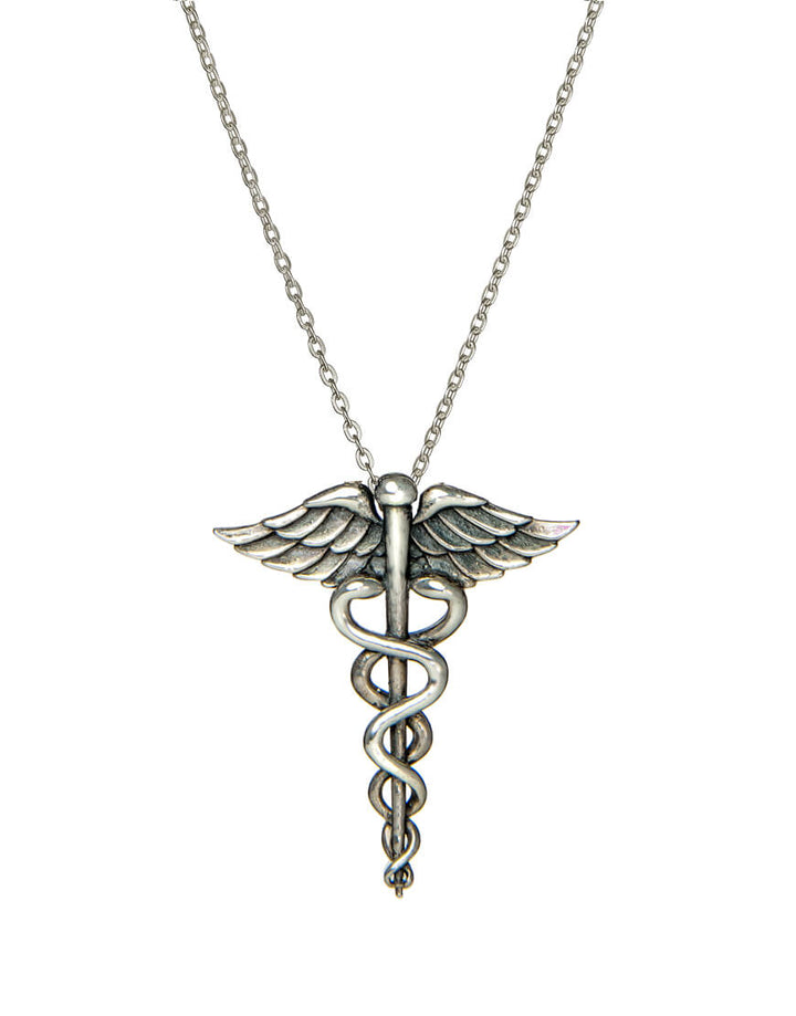 Hermes Stab Anhänger Silber mit  Kette von ETERNAL BLISS - Spiritueller Schmuck