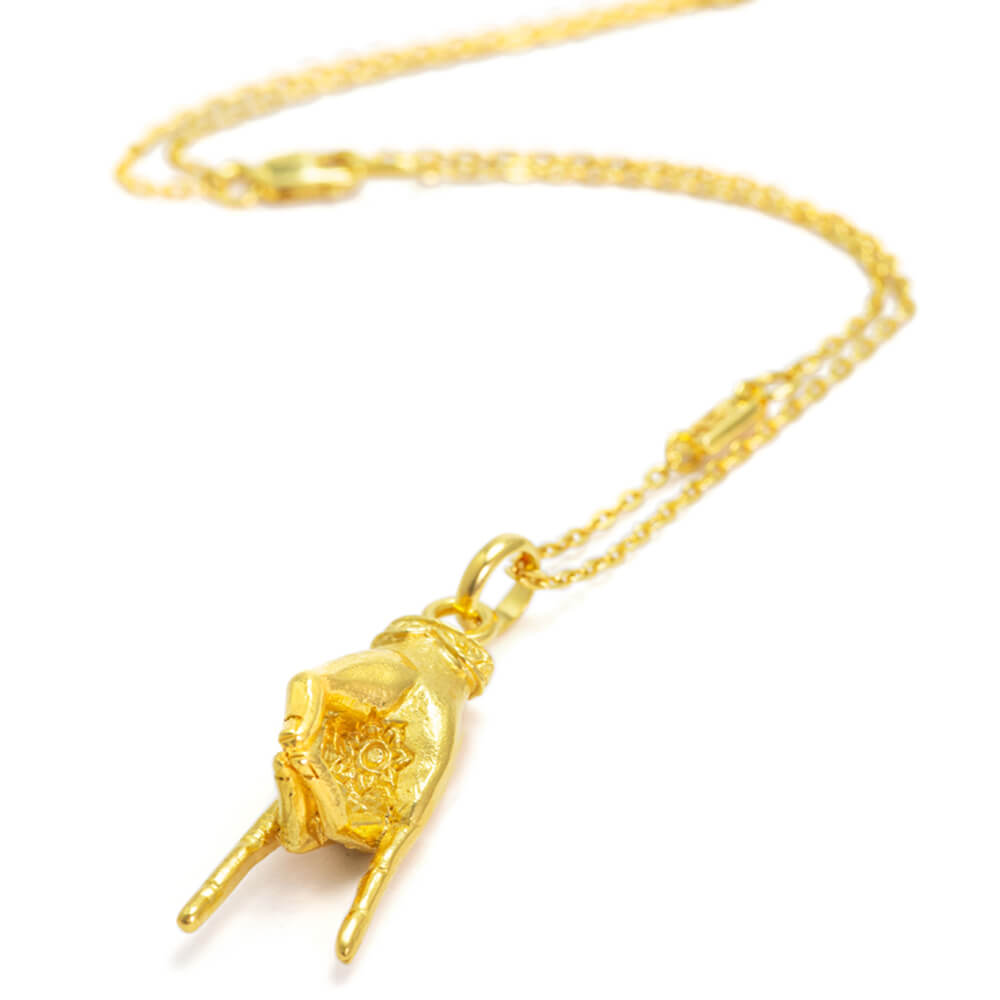 Apana mudra pendant gold-plated - Balance by ETERNAL BLISS - Spiritual Jewellery