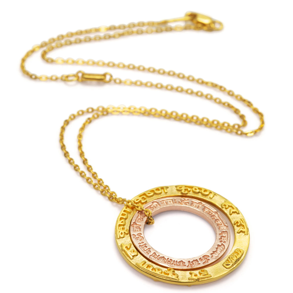 Gold-plated necklace security by  ETERNAL BLISS - Spritual Jewellery