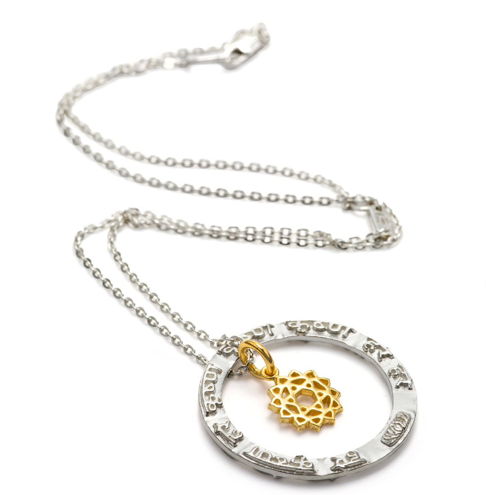 Silver necklace spread the love by ETERNAL BLISS - spiritual jewellery